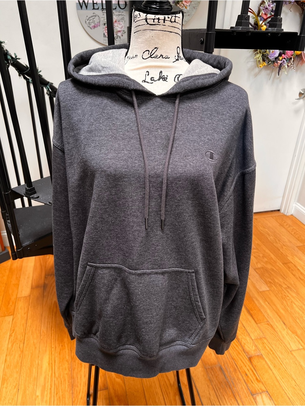 Champion Charcoal Gray Pullover Hoodie